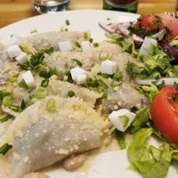 Pierogi at Bo No Bo Vegan in Olsztyn