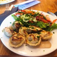 Pierogi z borowikami at Bo No Bo Vegan in Olsztyn