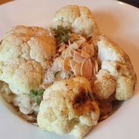 Cauliflower risotto at Bo No Bo Vegan in Olsztyn