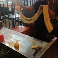 Home made noodles  at David's Restaurant in Phnom Penh