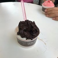 dark chocolate and banana at Lemongrass in Rome