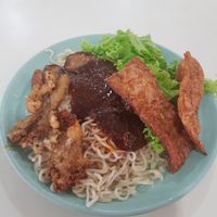 Gan lao Maggie noodle at TYY Veggie in Northeast Singapore