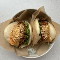 Bao with vegan meat  at Miso Place in Krakow