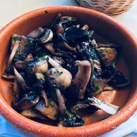 Sautéed mushrooms  at La Higuera de Abuela in El Hierro