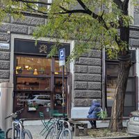 Outside at Ranny Ptaszek in Krakow