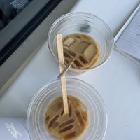 lattes!  at Dune in Santa Barbara