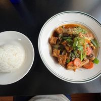 Rice & Cashew Tofu at Thai Basil in Panama City