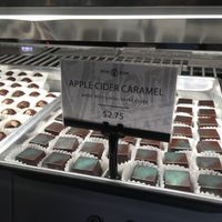 I wish I’d gotten a good photo of the vegan truffles... but look how beautiful! at Videri in Raleigh