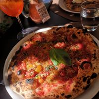 Supermarinara pizza at Mimí Pizzeria e Cucina in Ravello