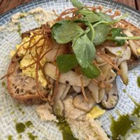 Miso mushroom (and tofu scramble)   at 38 South in Seaford