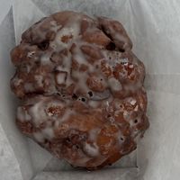 Vegan Apple Fritter  at Cafe Donuts in Toledo