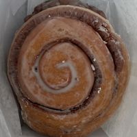 Vegan Cinnamon Roll   at Cafe Donuts in Toledo