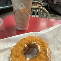 Donut cake  at Cafe Donuts in Toledo