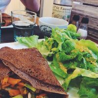 Vegan buckwheat pancake 🥞  at Crêperie des Promenades in Saint-brieuc