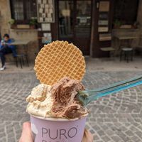 Copetta media at Officina del Gelato in Urbino