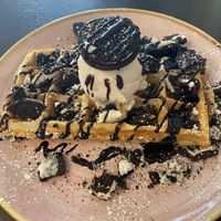 oreo waffle   at The Waffle Bar in Maldon