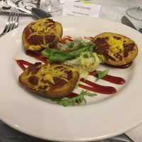 Filled Potato Skins at Crafty Scholar in Lancaster