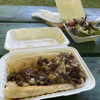 Philly Cheese “steak”   at Angelhearts Donuts in Ithaca