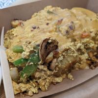 Breakfast skillet at Angelhearts Donuts in Ithaca