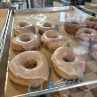Classic glazed donutt at Angelhearts Donuts in Ithaca