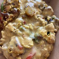 Breakfast skillet at Angelhearts Donuts in Ithaca