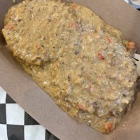 Biscuits and gravyy  at Angelhearts Donuts in Ithaca