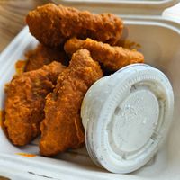 Buffalo nuggets at Angelhearts Donuts in Ithaca