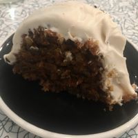 Carrot cake at Angelhearts Donuts in Ithaca