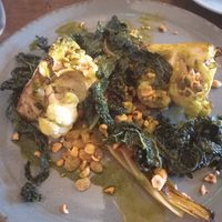 Roast cauliflower at The White Cross in Lancaster