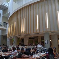 Eating area at Pavilion Café in Washington