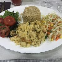 Suposta “paella vegetariana “ at Vegan Story in Lisbon