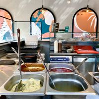 Open kitchen at HaShuka in Tel Aviv