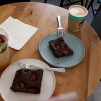 Lemonade with raspberries at Kawa in Poznan