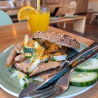 Veganer Bagel at Bagels & Beans in Zaandam