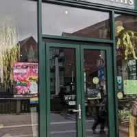 Entrance at Bagels & Beans in Zaandam