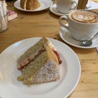 Heavenly Vicky sandwich ! at Carpenters Canteen in Coleshill