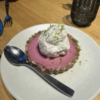 Lime & Ube tart  at True Food Kitchen in Arlington