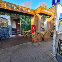 The cafe from outside at T @ the dials in Brighton