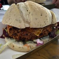 Kimchi Burger at Food Crib in Amsterdam