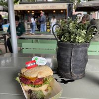 Beetroot Burger  at Food Crib in Amsterdam