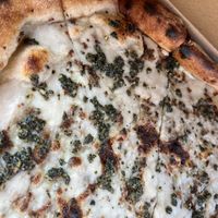 Pesto slices   at Pizza Flora in San Jose