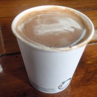 my coconut latte!  at HipStir Cafe in Oneida