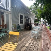 outdoor seating  at The Village Roost in Wilmington
