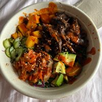 Korean bbq beef bowl  at Veggie Grill by Next Level in Cambridge