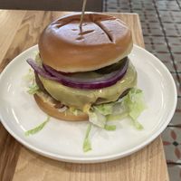 BK burger. Delish  at Veggie Grill by Next Level in Cambridge