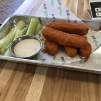 Buffalo wings at Veggie Grill by Next Level in Cambridge