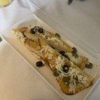 Garlic bread with vegan mozzarella    at La Campania in Arundel