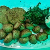 Vegan Chick’n Cotoletta  at La Campania in Arundel