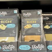 Vegan cheese  at iDEA in Belgrade