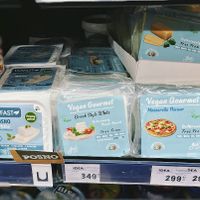 Vegan cheese  at iDEA in Belgrade